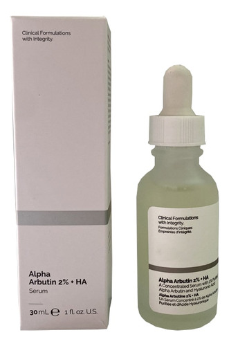 Sérum Facial 30 Ml De Ácido Ascórbico 8% Alfa Arbutina 2% Ah