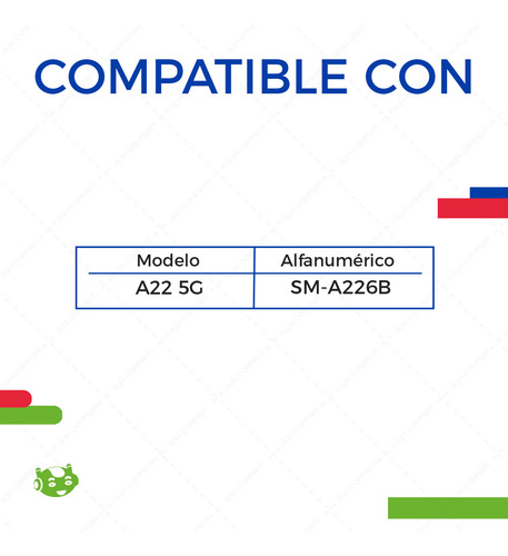Pantalla Completa Para Samsung A22 5g A226b Incell Color Negro Slim Company