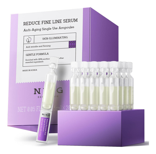 Ning Dermologie Peptides Serum Para Rosto Com Retinol, Para