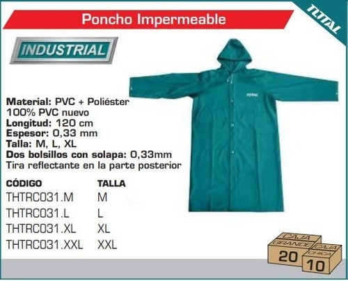 Imagen 2 de 2 de Impermeable Tipo Poncho