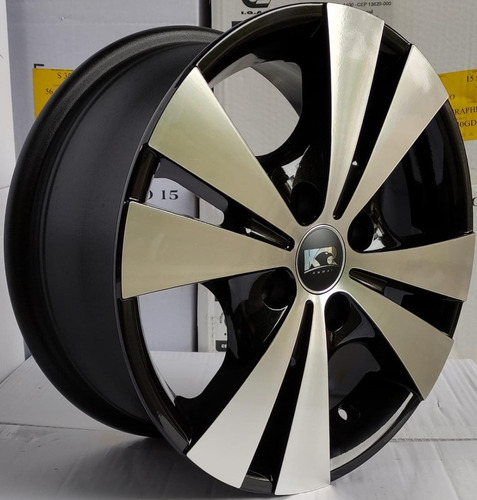Rodas R39 Trevo Gol Etios Onix Aro 13 4x100 (jogo) + Bicos .