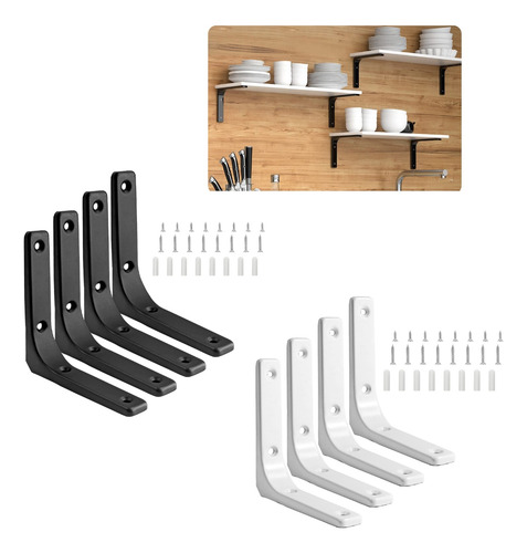 Soporte De Pared Resistente En Forma De L (bk-4), Carcasa Fl