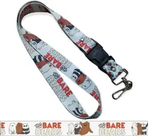 Comprar Portagafetes Lanyard We Bare Bears Escandalosos Llavero 