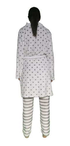 Pijama Bata Polar Suave Calientita C/jareta 59325 Dama/mujer