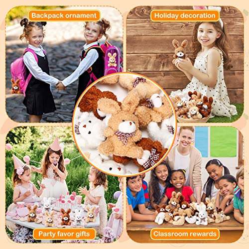 Conjunto De 24 Conejitos De Peluche Sotiff, Tamaño Pequeño