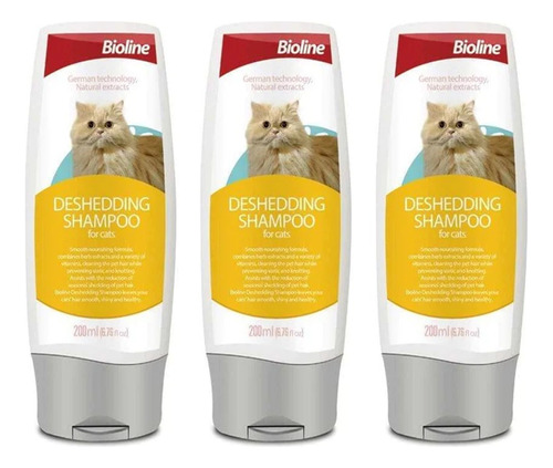 Shampoo Gatos Peludo 200ml Sin Motas Suave Brillante Oferta3