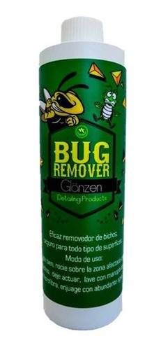 Glänzen Detailing Bug Remover Removedor Insectos 500cc