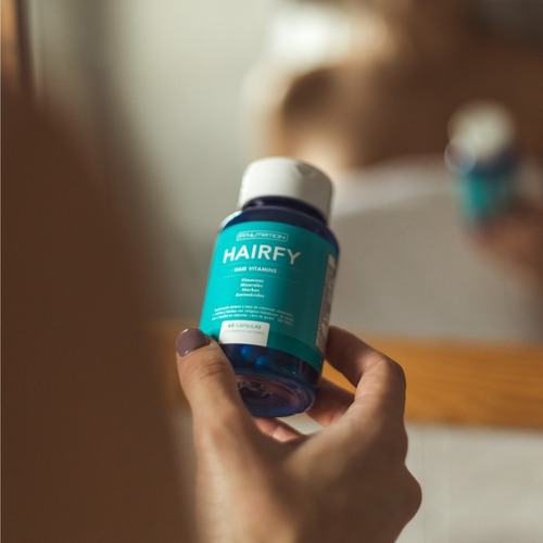Imagen 4 de 7 de Hairfy - Vitaminas Anti Caída Del Cabello - Biotina Colágeno Niacina Zinc X240