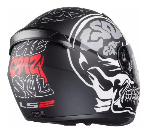 Imagen 4 de 6 de Casco Ls2 Rookie X Ray Ff352 Para Moto