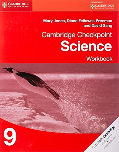 Cambridge Checkpoint Science Workbook 9, De Mary Jones. Editorial Cambridge University Press, Tapa Blanda En Inglés