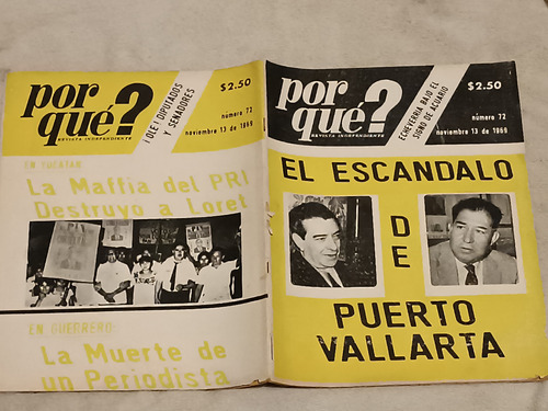 Revista Por Qué Número 72 Escándalo De Puerto Vallarta