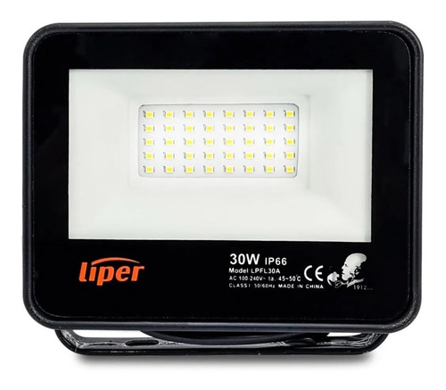 Foco Reflector Led Exterior Marca Liper 30w