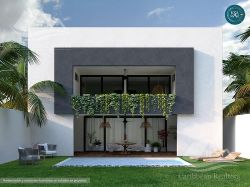 Imagen 2 de 30 de Casa En Venta En Riviera Maya Playa Del Carmen Residencial Bambú Syr189