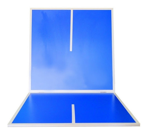 Tapa de mesa de ping pong Magna Store Tapa ping pong plegable fabricada en melamina color azul