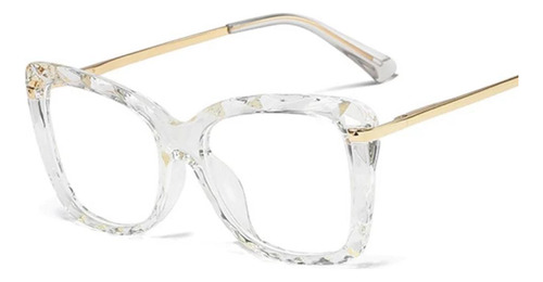 Armação Óculos De Grau Transparente Feminino Grande Tr90 A15