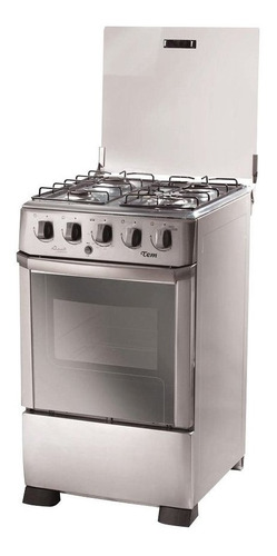 Cocina Tem Avanti Acero Inox 4h Super Gas Oferta Loi