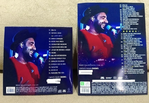 Cd E Dvd Rai Saia Rodada Era Eu Capa Papelão + Frete Grátis