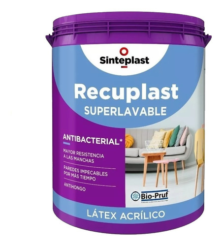 Recuplast Interior Superlavable 20 L Antibacteria Sinteplast