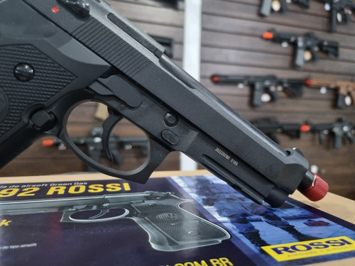 Imagem 6 de 9 de Airsoft Pistola Rossi Beretta M9 Fullmetal Blowback 6mm