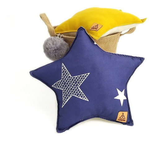 Cojin Niños Estrella Azul