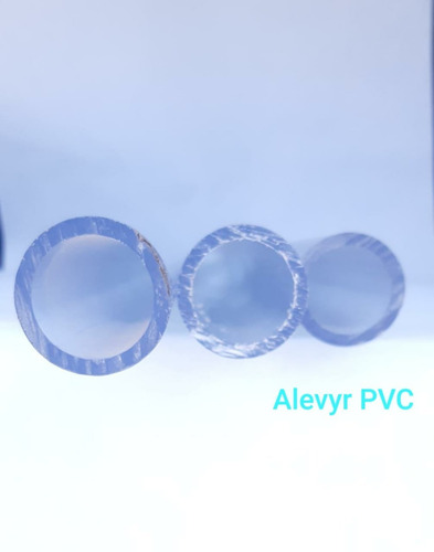Tubo Transparente 1-1/2'' X 3 Mts Pvc Hidraulico Cedula 40