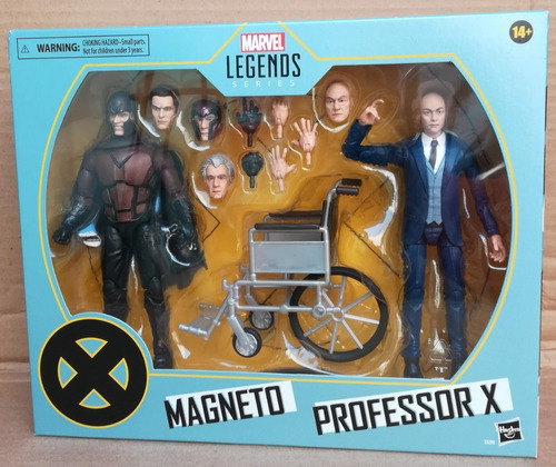 Paquete De 2 Figuras Magneto Y Profesor X Marvel Legends