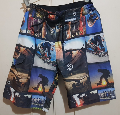 Malla Short, Bermuda, Hombre, Talle M, Flirty Sk8