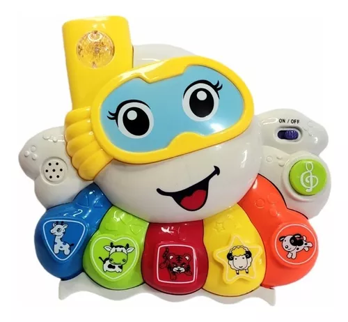 Piano Teclado Animal Brinquedo Infantil Sons Fazenda Sitio