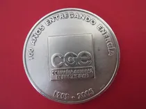 Comprar Antigua Medalla Cia Gral Electricidad Chile 100 Años Escasa