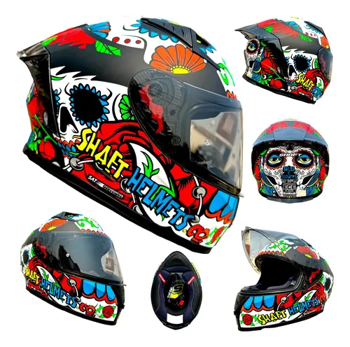 Casco moto catrina hotsell