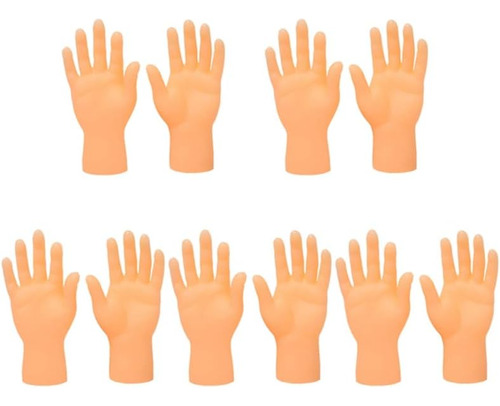 Tiny Hands, 10 Marionetas Con Dedos, Forma De Manos Pequeñas