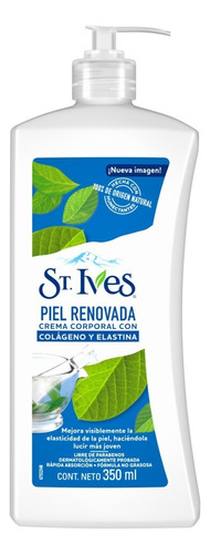  Crema Para Cuerpo St. Ives Piel Renovada Dosificador 350ml