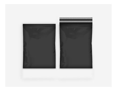 Kit 3000 Envelope Extra Econômico Ecológico Liso Preto 19x25