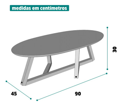 Mesa Lateral Canto De Centro Classic Para Sala Várias Cores