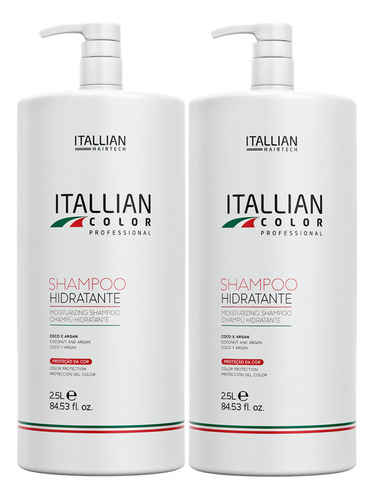 Shampoo Hidratante Lavatório Itallian Color 2,5l - 2uni