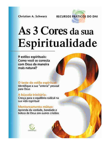 As 3 Cores Da Sua Espiritualidade Esperança, De  Na Capa. Editora Esperança Em Português