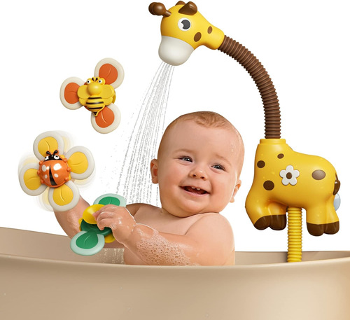 Tumama Juguete De Baño Para Bebé Con Cabezal De Ducha Y 3 Ju