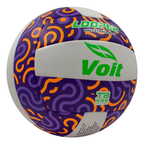 Balón Voleibol No.5 Looper Multicolor Morado, Verde O Azul Multicolor