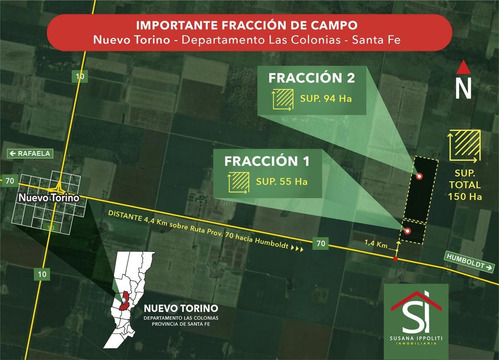 Fraccion De Campo 150 Ha En Santa Fe