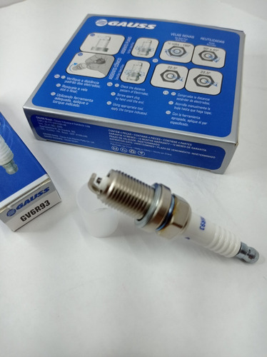 Imagen 3 de 7 de Bujia Doble Electrodo Fiat Palio Siena Forza 1.4l 1.6l