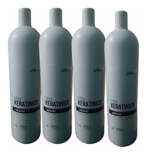 Tratamiento Shock Keratina Liss Extreme Combo X4u