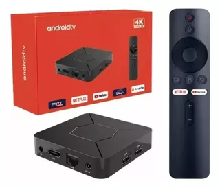 Tv Box Android Certificado Con Entrada De Red 4k