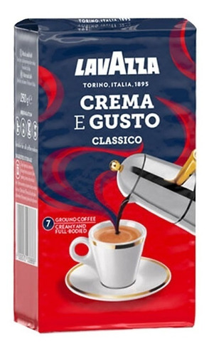 Cafe Molido Lavazza Crema E Gusto 250 Grs