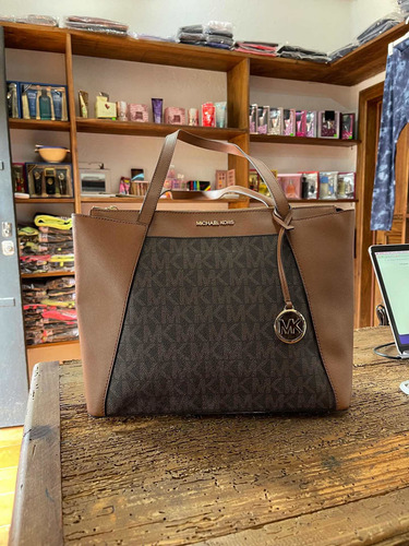 Bolsa Tote Mk Cafe