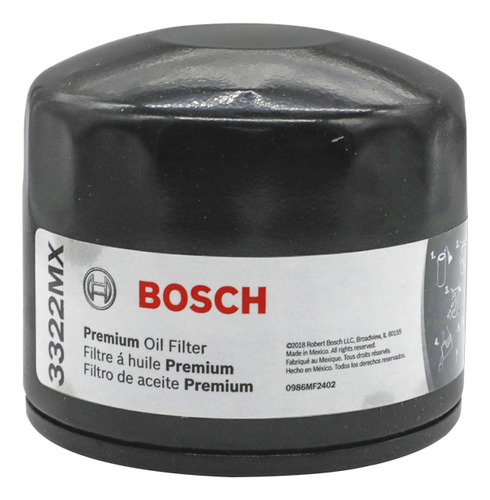 Filtro Aceite Motor Chevrolet Townsman V8 7.4l 1970