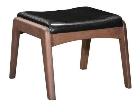Imagen 3 de 12 de Silla Y Ottoman Modelo Bully - Negro Këssa Muebles