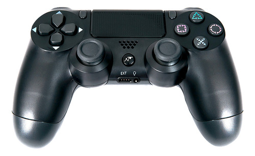 Control Gamepad Inalámbrico Njoytech Para Ps4 Y Pc Negro