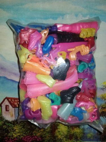 Lote De Zapatos Para Muñeca Barbie My Scene (Usado)