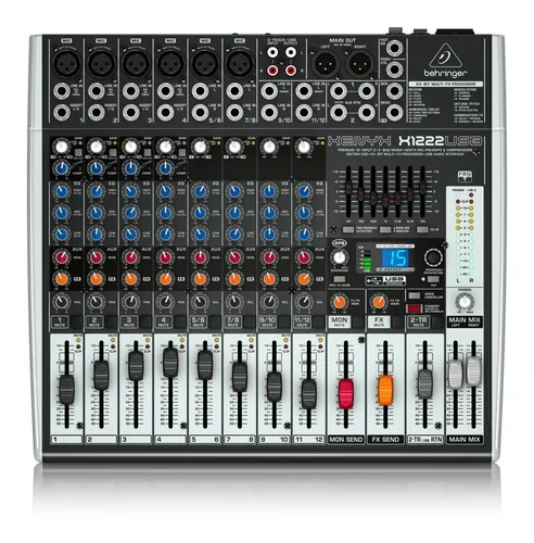Behringer Xenyx X1222 Usb Mezclador Premium De 16 Entradas