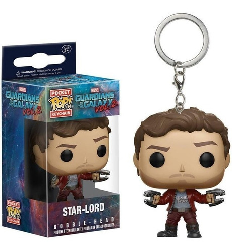 Funko Pop Llavero Star Lord Guardianes Galaxia Avengers